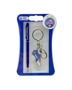 KIT CANETA E CHAVEIRO CHUTEIRA NO BLISTER - Bahia