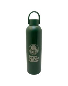 GARRAFA TÉRMICA 750ML ALÇA VERDE - Palmeiras