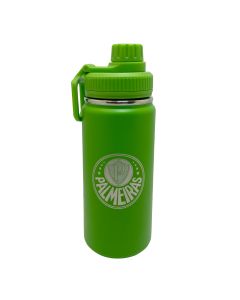 GARRAFA TÉRMICA INOX 550ML VERDE - Palmeiras