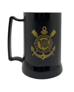 CANECA GEL PEÇA PRETA 88 90 91 - Corinthians