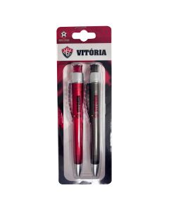 CONJ 2 CANETAS NO BLISTER - Vitória