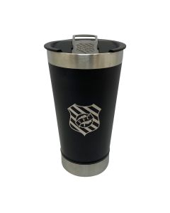 COPO TÉRMICO PRETO 500ml COM ABRIDOR - Figueirense