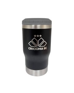COPO TÉRMICO 380ML MULTIUSO PRETO - Criciúma