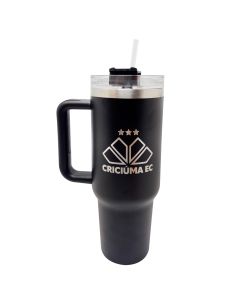 CANECA TÉRMICA 1,2L PRETA - Criciúma