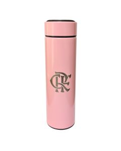 GARRAFA TÉRMICA ROSA 450ML COM INFUSOR - Flamengo