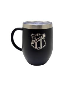 CANECA TÉRMICA INOX 350ML PRETA - Ceará