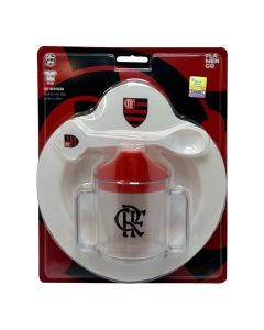 KIT REFEIÇÃO BEBÊ 3 PÇS - Flamengo