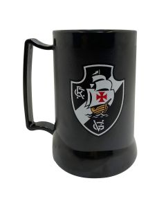 CANECA GEL PEÇA PRETA CRUZ DE MALTA - Vasco