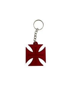 CHAVEIRO DE BORRACHA CRUZ DE MALTA - Vasco