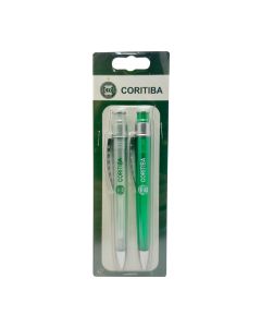 CONJ 2 CANETAS NO BLISTER - Coritiba