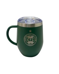 CANECA TÉRMICA INOX 350ML VERDE - Coritiba