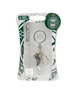 KIT CANETA E CHAVEIRO CHUTEIRA NO BLISTER - Coritiba