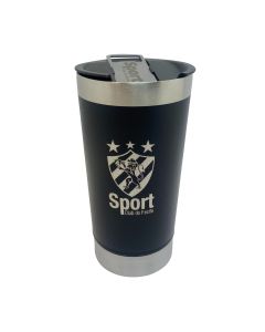 COPO TÉRMICO 500ml PRETO COM ABRIDOR - Sport Club do Recife