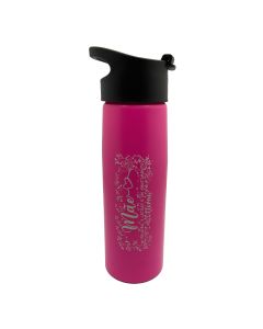 SQUEEZE ROSA COM BICO 750ML - MÃE ETERNO
