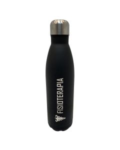 GARRAFA INOX 750ML PRETA - FISIOTERAPIA