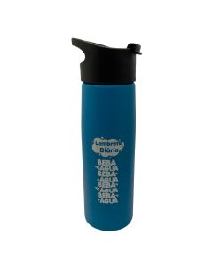 SQUEEZE AZUL 750ML ALÇA  - BEBA ÁGUA