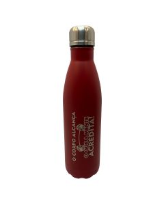 GARRAFA INOX VERMELHO 750ML - O CORPO ALCANÇA