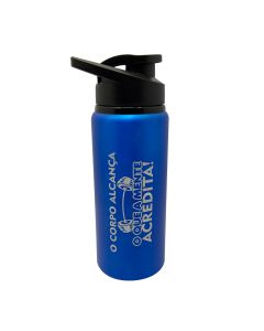 SQUEEZE AZUL COM BICO 600ML - O CORPO ALCANÇA
