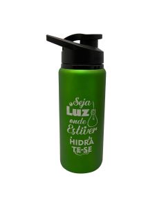 SQUEEZE VERDE COM BICO 600ML - SEJA LUZ