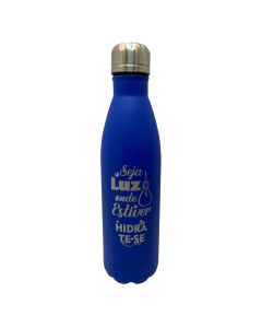 GARRAFA INOX AZUL 750ML - SEJA LUZ