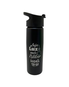 SQUEEZE PRETO 750ML ALÇA  - SEJA LUZ