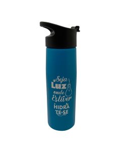 SQUEEZE AZUL 750ML ALÇA  - SEJA LUZ
