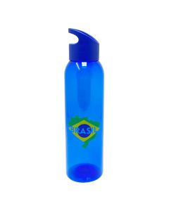 GARRAFA DE PLÁSTICO 700ML AZUL - Brasil