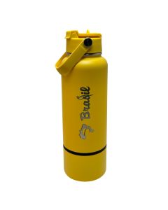 GARRAFA TÉRMICA AMARELA 800ML - Brasil